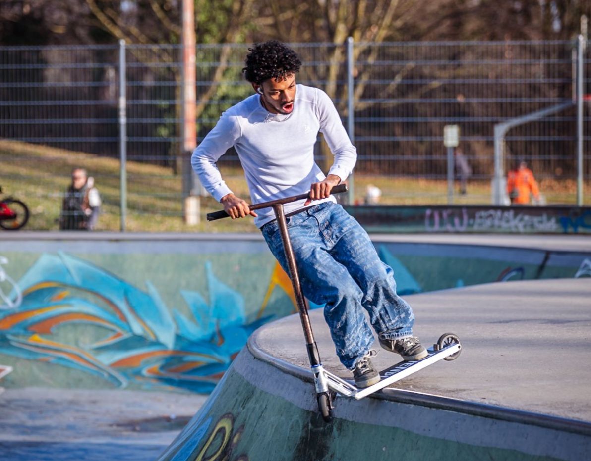 Skatepark lausanne trottinette glisse de Michael Photographie